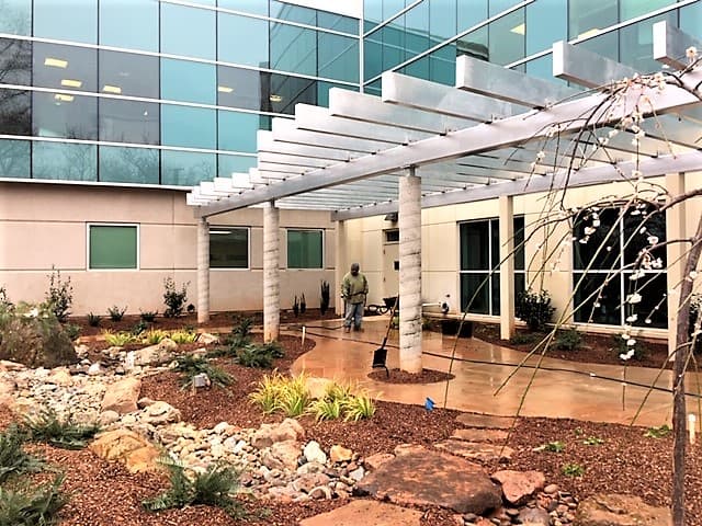 Wesley Long Healing Garden - MWM Construction